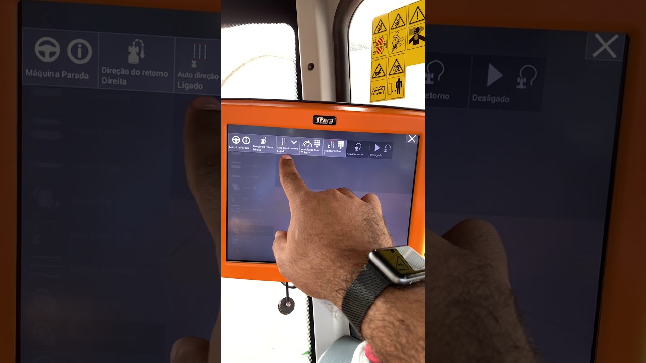 Como ativar manobra automática Hércules 6.0 Stara