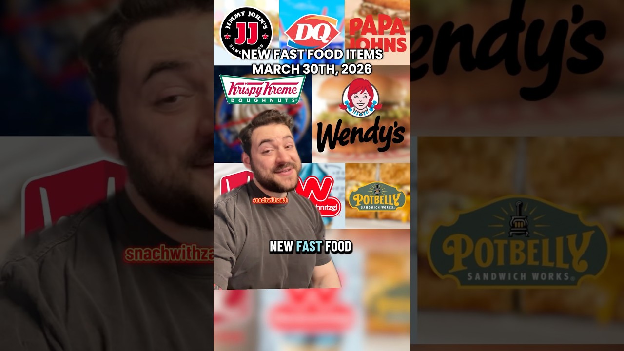 New fast food releases for early April - 3.30.26 #food #fastfood #eating #news