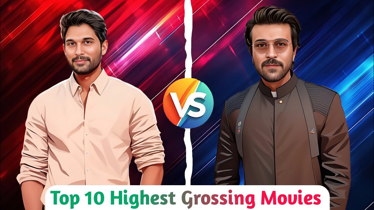 Allu Arjun Vs Ram Charan | Top 10 Highest Grossing Movies | Movie Comparison | Box Office Records