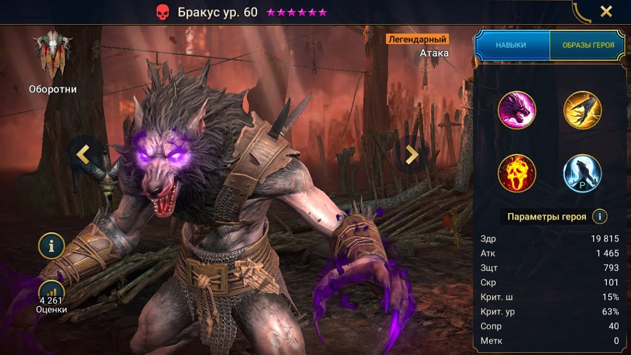 Бракус Гайд Raid, Шмот - Таланты Brakus the Shifter