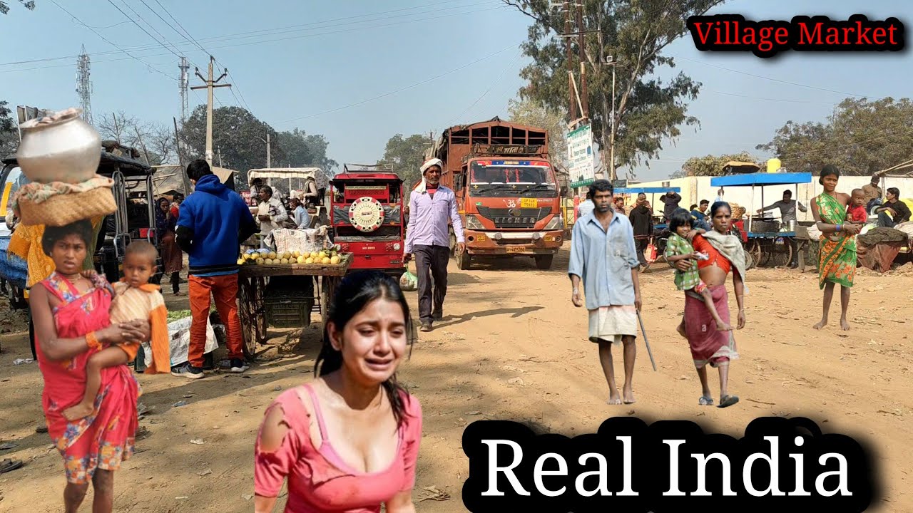 🇮🇳 A very beautiful and amazing view of the market of poor village people in Uttar Pradesh, India 🇮🇳