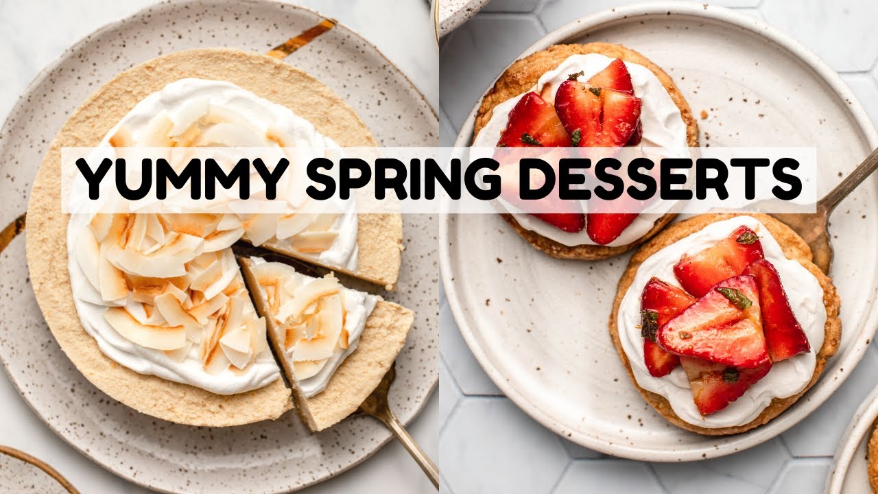 Spring-Inspired Desserts (Vegan)