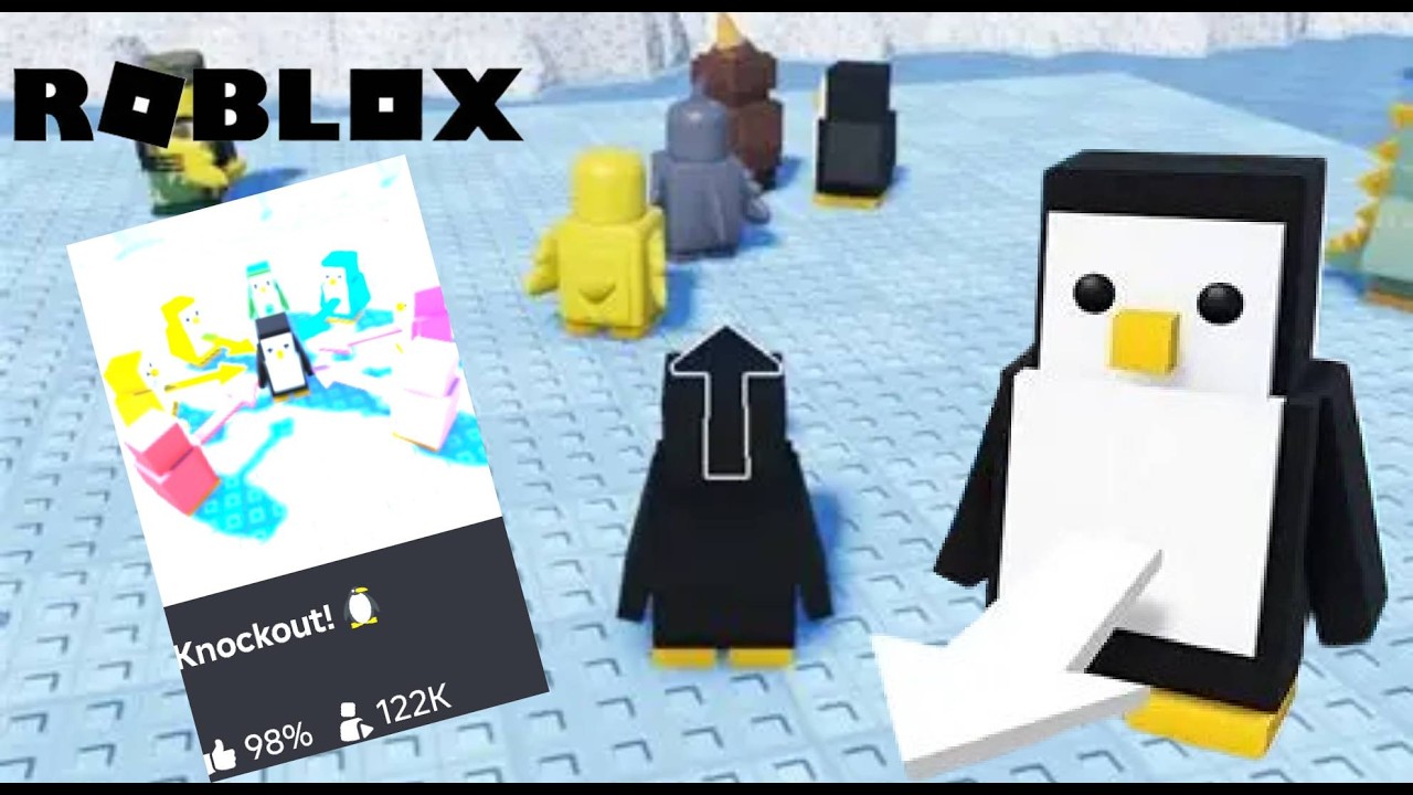 I played Roblox most TRENDING game KNOCKOUT!