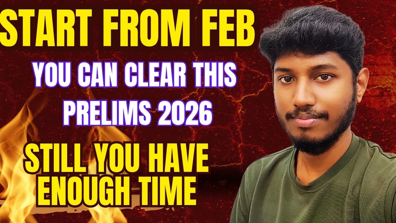 Work hard💥 , you can clear this prelims 2026 | Sathish Annamalai