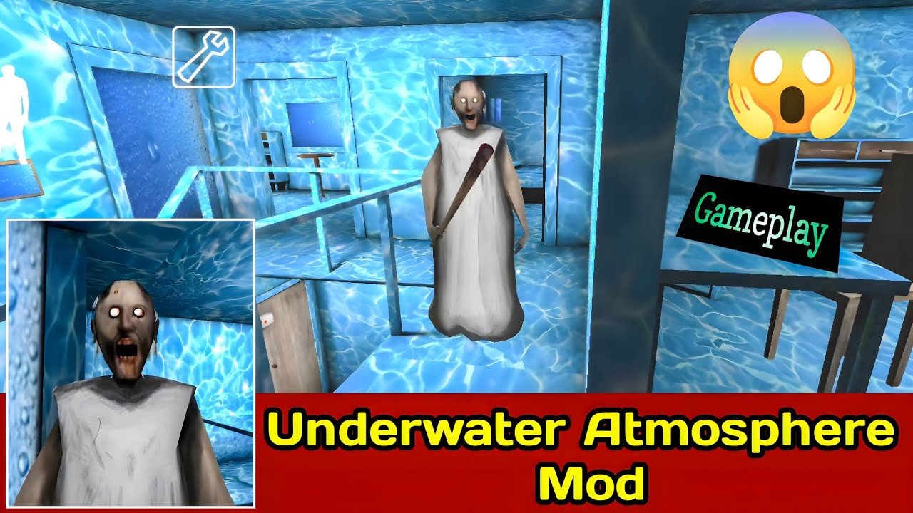 Granny Game Horror Escape Gameplay | granny underwater atmosphere mod |  #gameplay #granny #horror