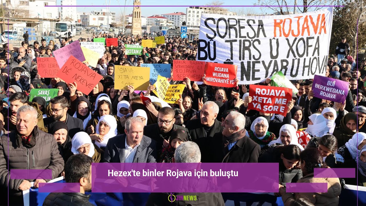 Hezex'te binler Rojava için buluştu