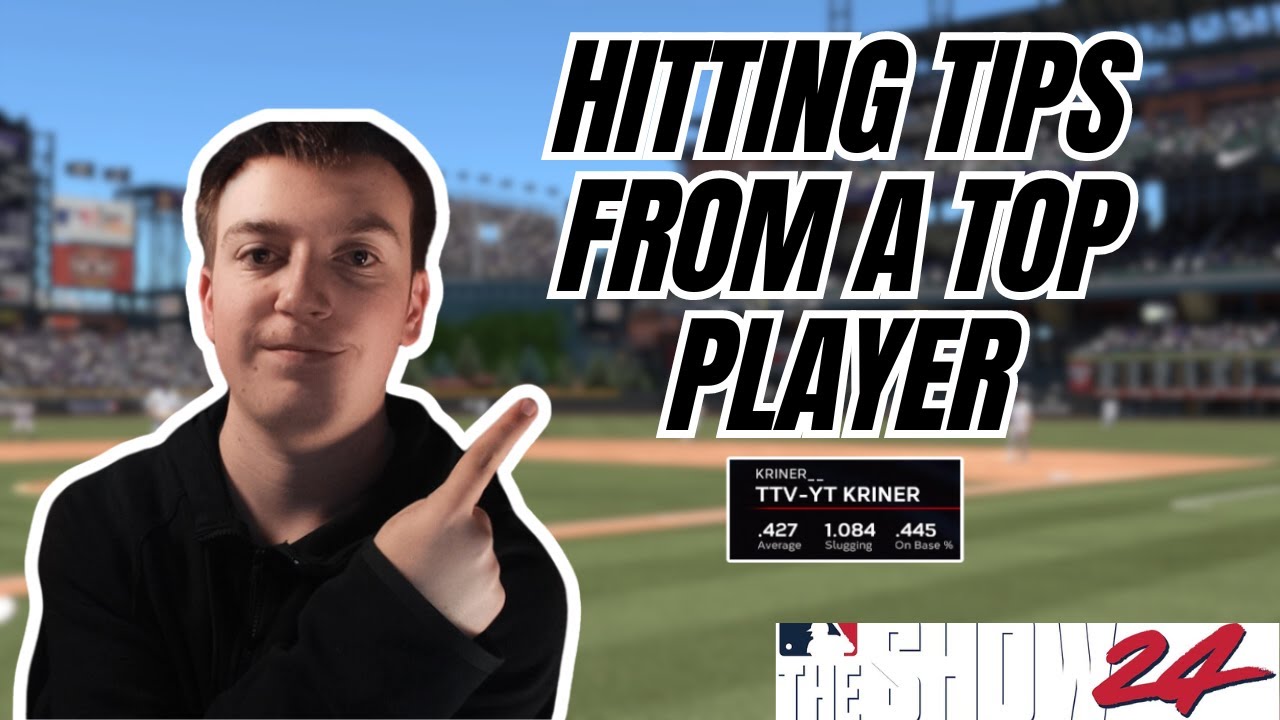 HITTING TIPS FROM 3 TIME MLB THE SHOW CHAMPION!