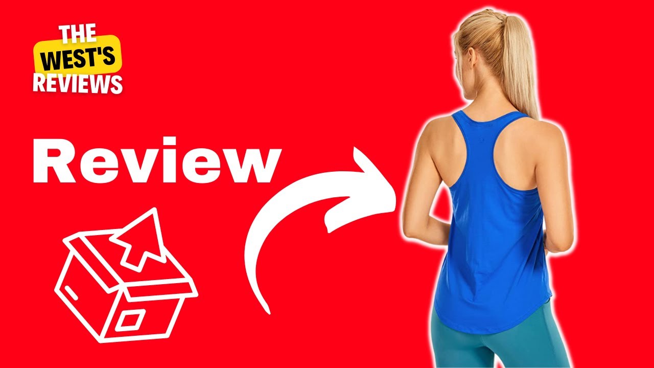 CRZ YOGA Women's Racerback Workout Tank Tops Loose Fit