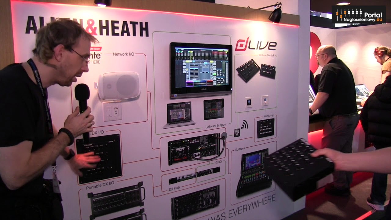 Allen&Heath dLive DM0 - instalacyjny wielostrefowy programowalny mikser cyfrowy [ISE 2018]