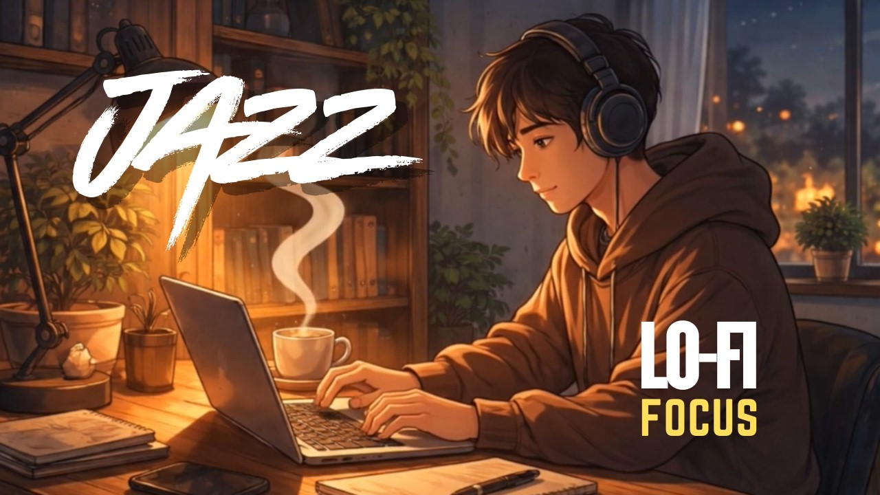 🔴 LIVE — Working Hour Jazz LoFi Symphony — Building Dreams While the City Sleeps