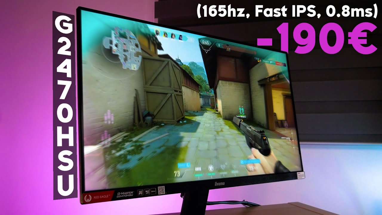Le Meilleur Ecran Gamer à Moins de 200€ ? [Iiyama G2470HSU]