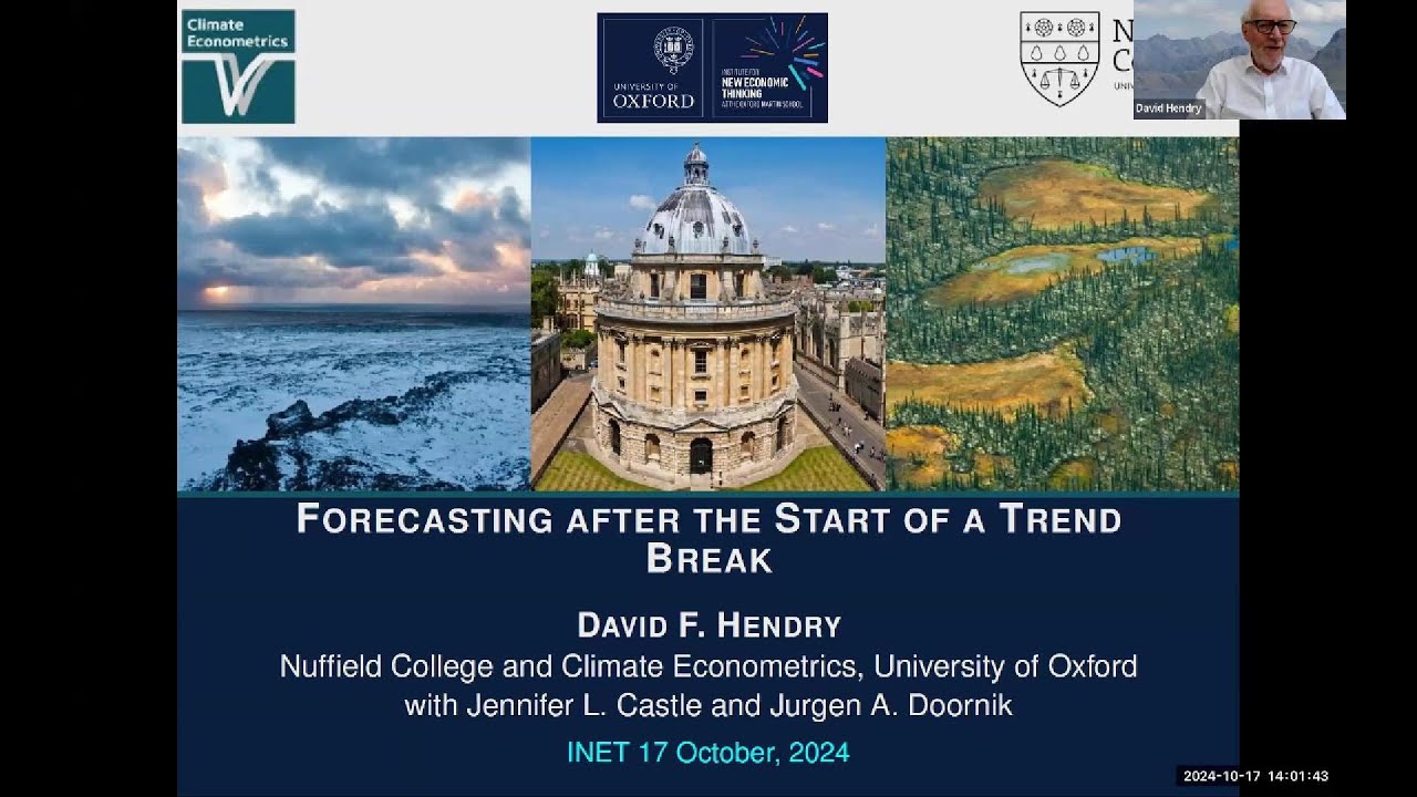 Sir David Hendry: Forecasting UK Inflation during 2021-24
