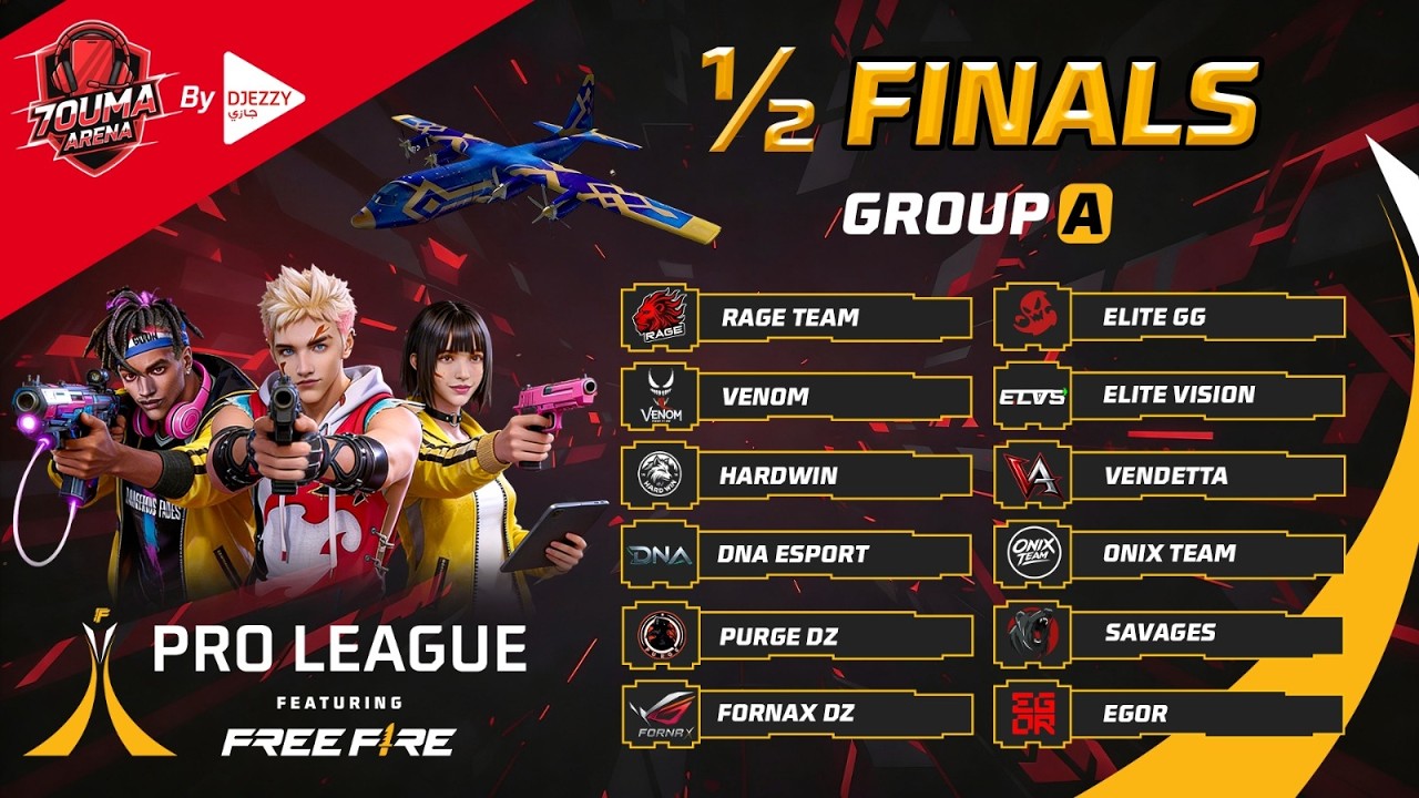 🔥 LIVE – FF Pro League Semi Finals | Road to Grand Finals