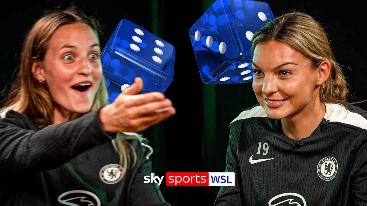 Chelsea's Johanna Rytting Kaneryd & Nathalie Björn play Roll The Dice! 🎲