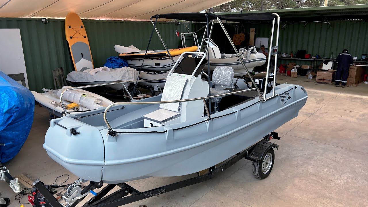 Whaly 455 Review/Reseña. Lancha HDPE con Parsun 40 HP