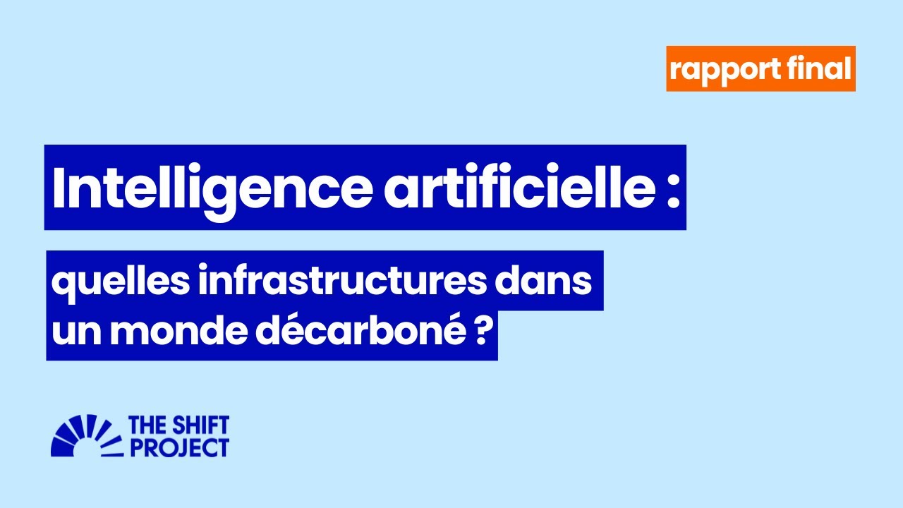 Intelligence artificielle : quelles infrastructures dans un monde décarboné ?