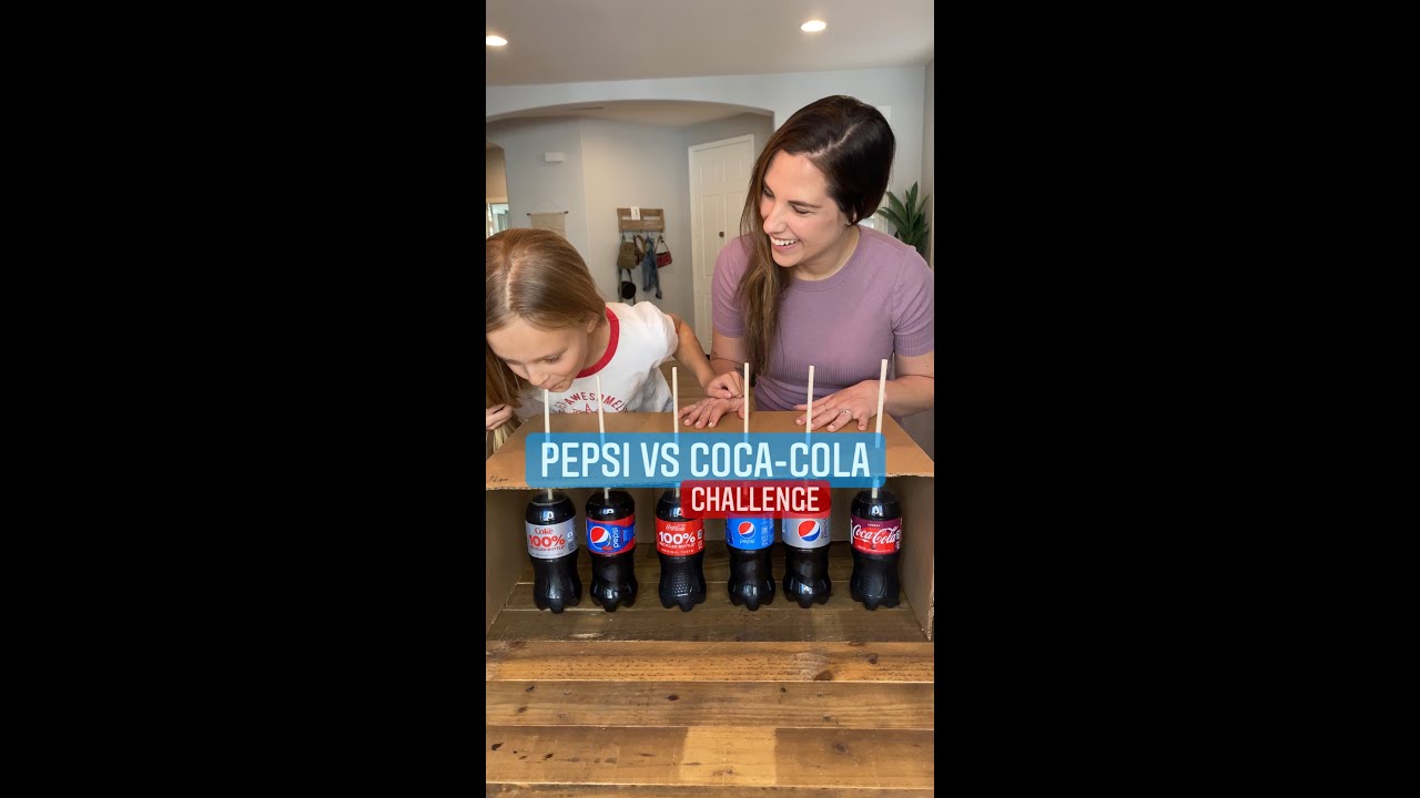 Coca-Cola VS Pepsi Taste Challenge! #shorts