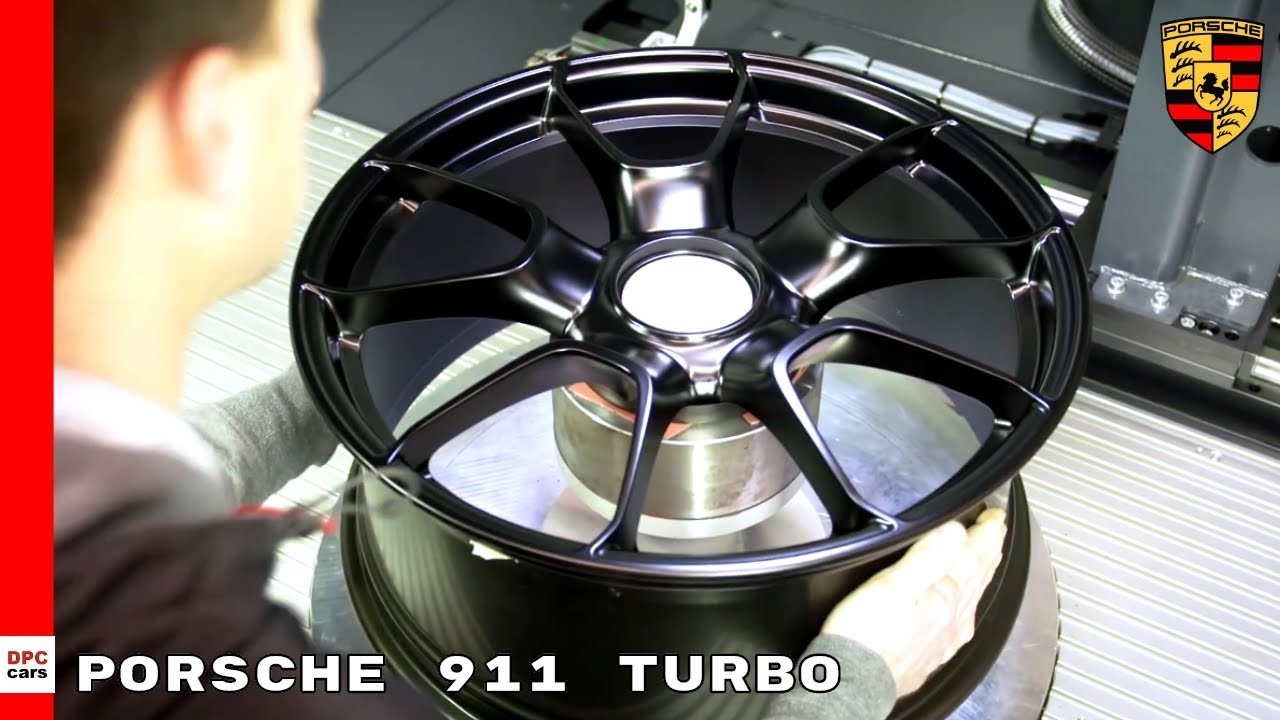 Painting Porsche 911 Turbo S Exclusive Series Wheels