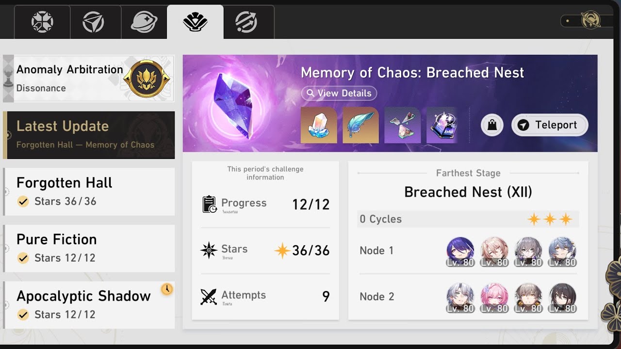 True 0-Cycle | 3.8 Memory of Chaos | Cocolia x SAM Nightmare | Acheron x Phainon | Honkai: Star Rail