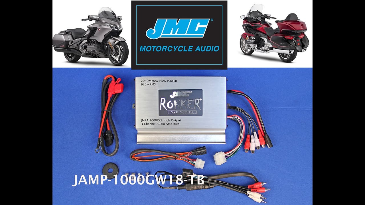 JMC ROKKER 1000XXR 4-CH Amplifier Kit 2018-2024 Honda GoldWing Tour-Std