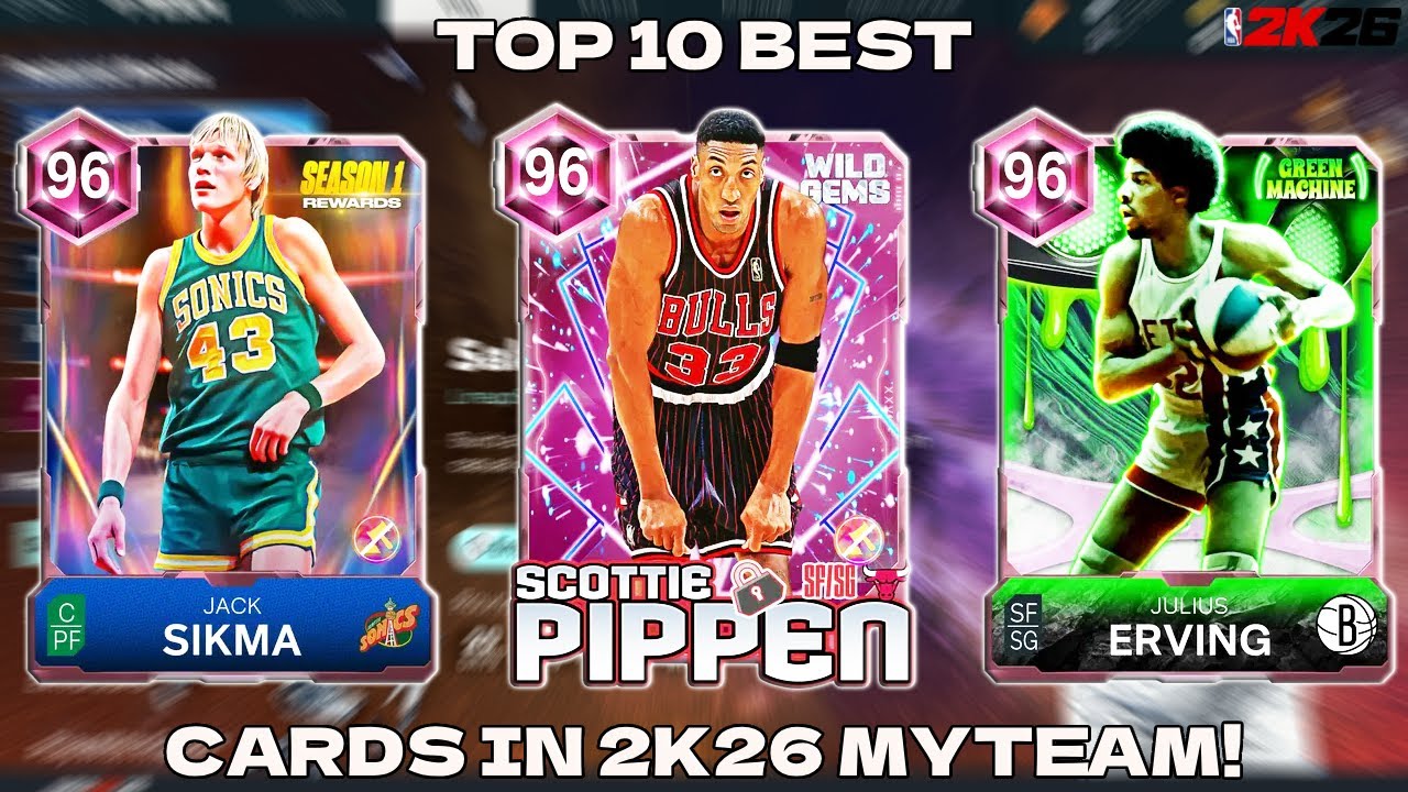 ТОП-10 ЛУЧШИХ КАРТОЧЕК, КОТОРЫЕ ВЫ МОЖЕТЕ ПОЛУЧИТЬ В NBA2K26 MYTEAM!!