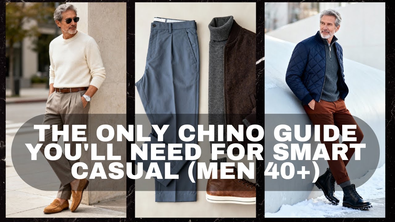 The ONLY Chino Guide You'll Need for Smart Casual (Men 40+)