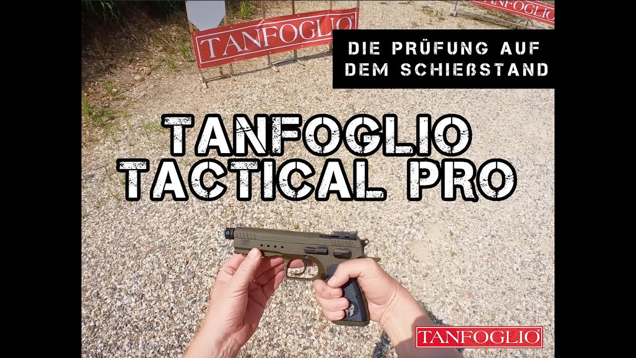 Pistole Tanfoglio TACTICAL PRO – Präsentation und Test am Schießstand – (DE)