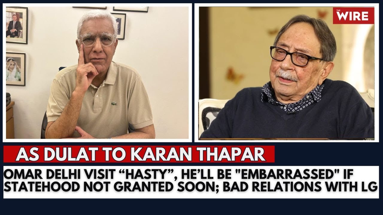 Omar Delhi Visit “Hasty”, He’ll Be 