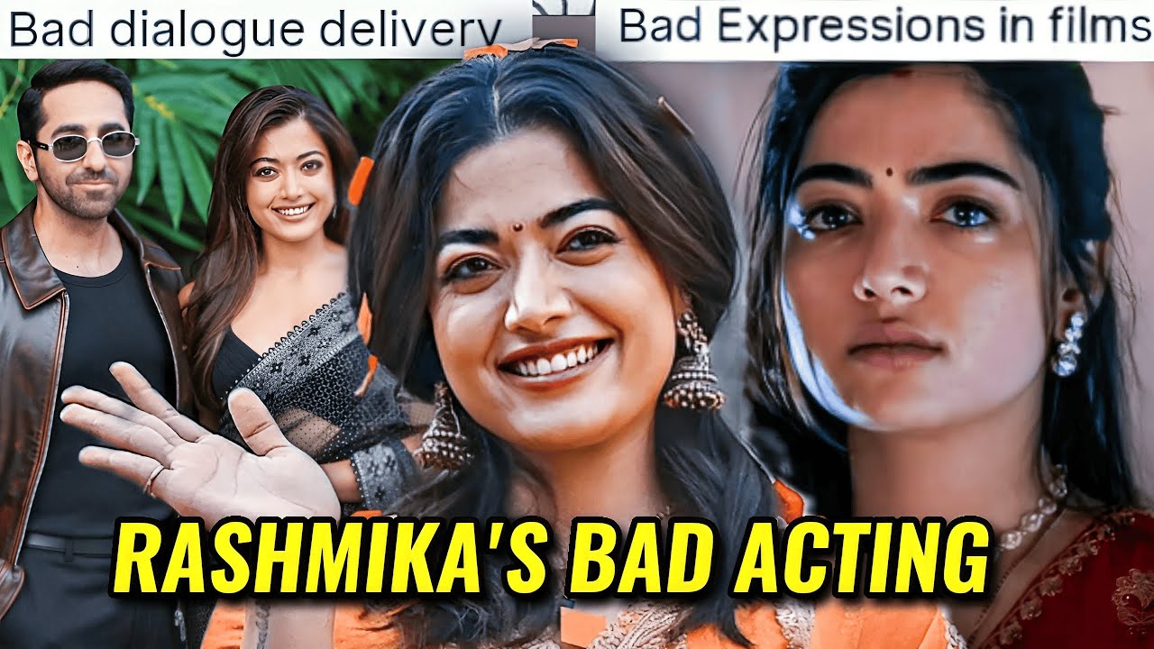 RASHMIKA MANDANNA'S BAD ACTING IN BOLLYWOOD: HEAVY ACCENT & WEIRD DIALOGUE DELIVERY
