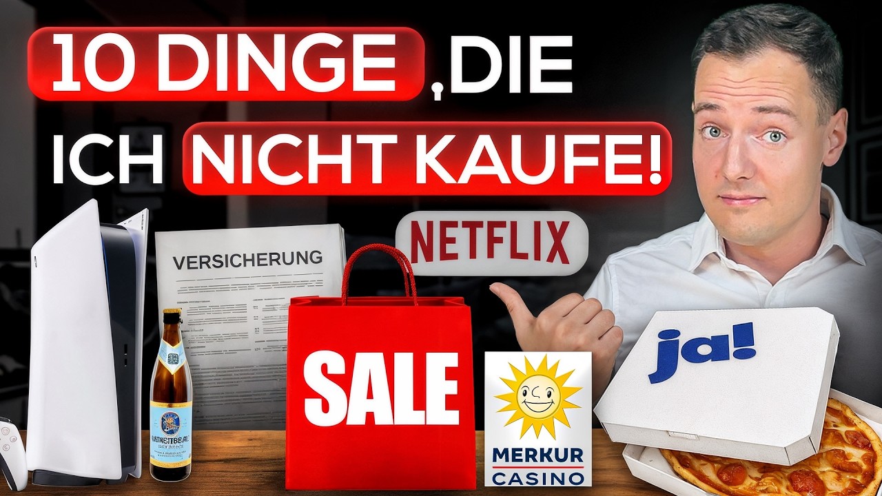 10 Dinge, die ich nicht mehr kaufe (obwohl ich es könnte)
