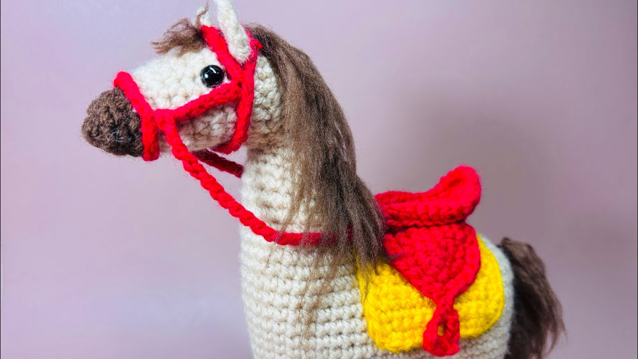 Crochet Saddle & Bridle