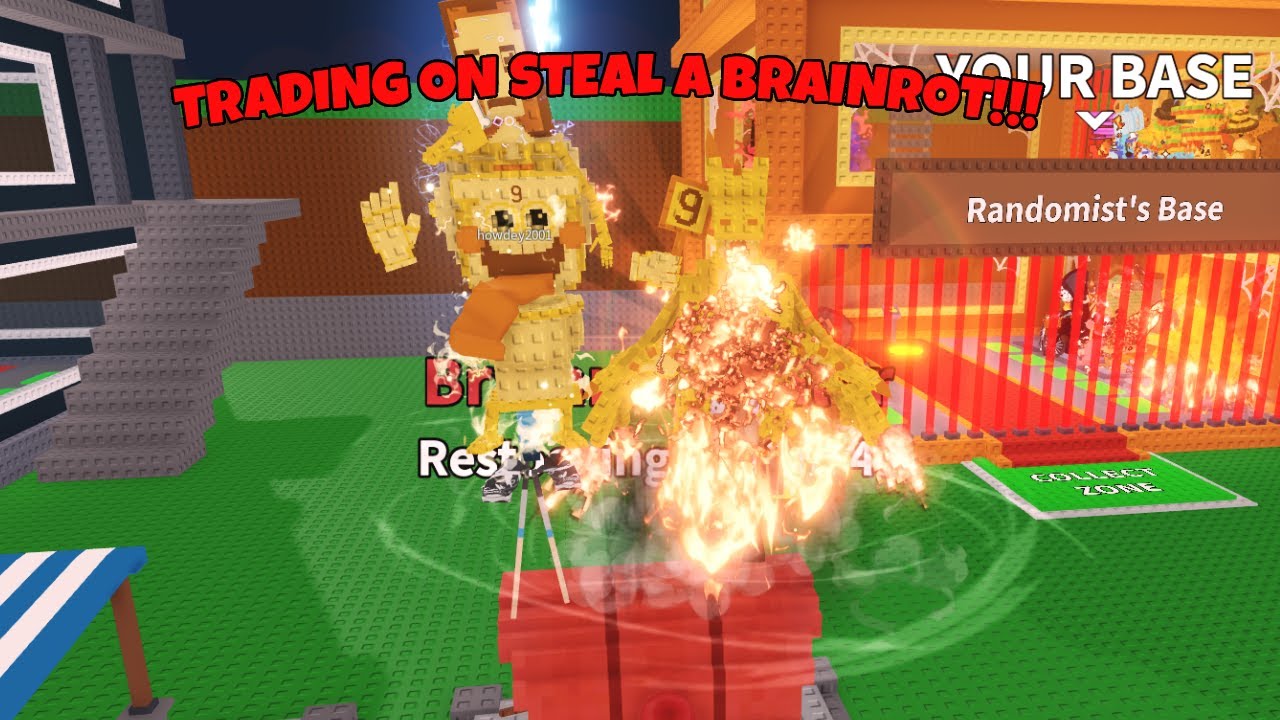 🔴Steal a brainrot trading!!!🔴