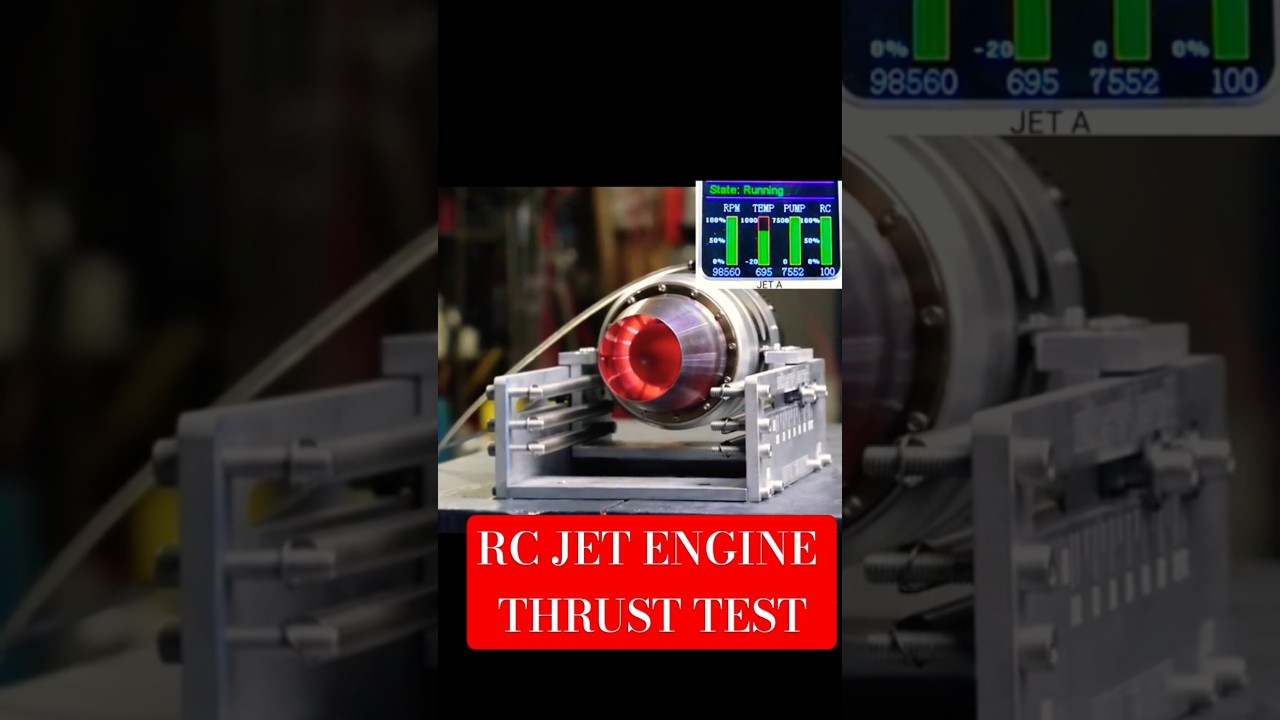 RC Jet Engine Thrust Test #rc #rcjet #engineering #racing #rcscale #rcpilot #radiocontrol #rcdriver