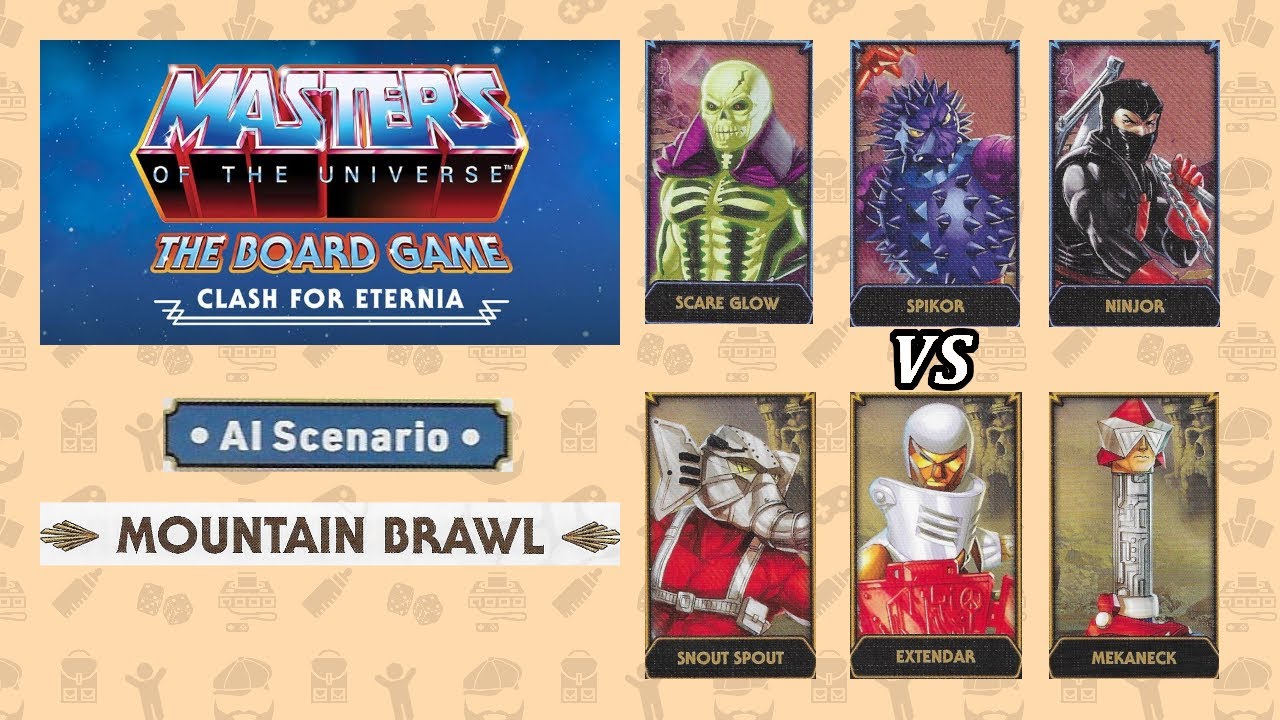 Mountain Brawl | AI Scenario Session | Masters of the Universe Clash for Eternia