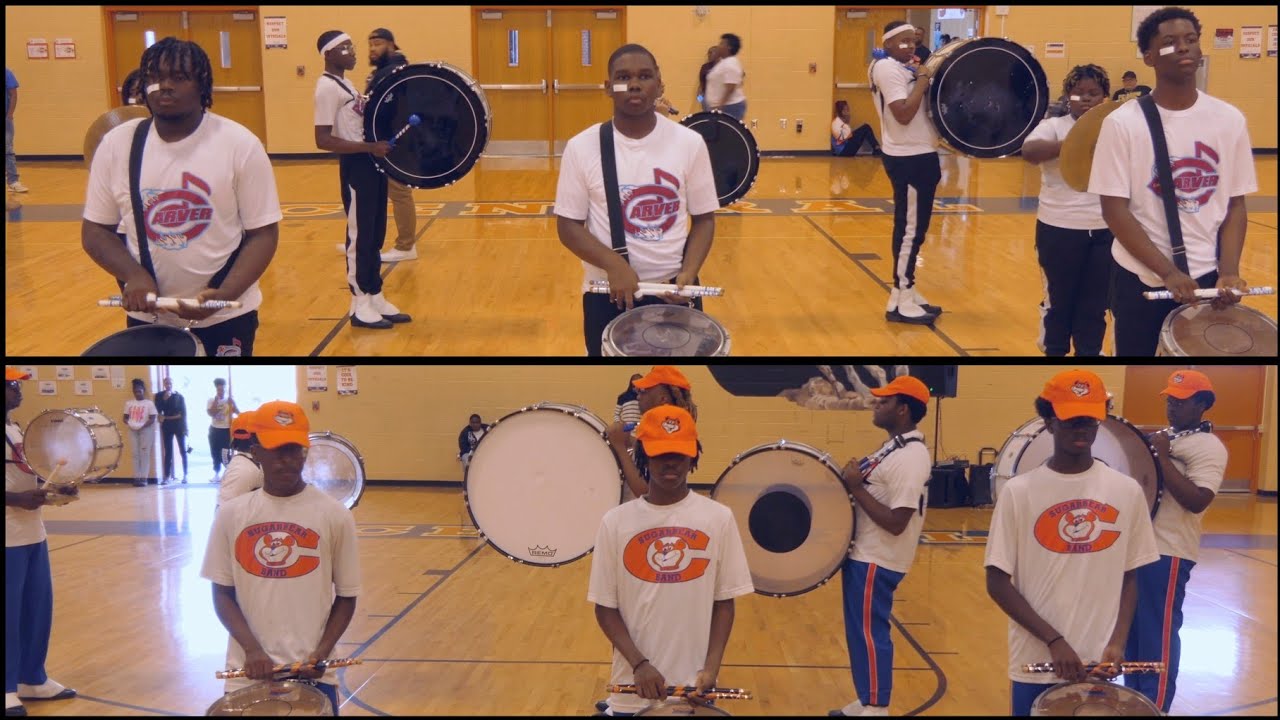 Drum Line Battle | Carver vs Central | Macon Mayhem Gym Battle 2024