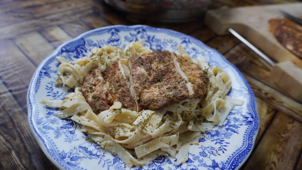 وصفة الألفريدو باستا بطريقة صحية 🍝 Alfredo pasta recipe