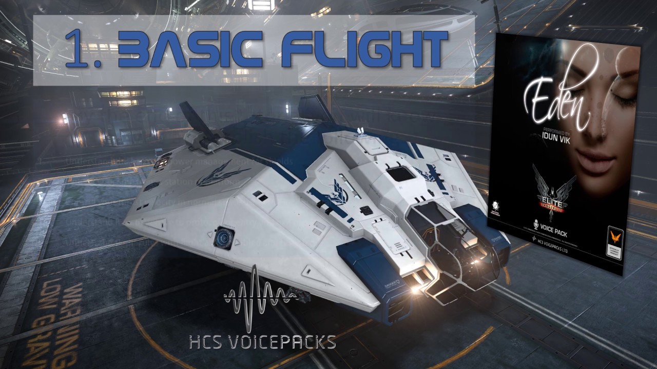 1. Basic flight in Elite Dangerous with a HCS Voice Pack