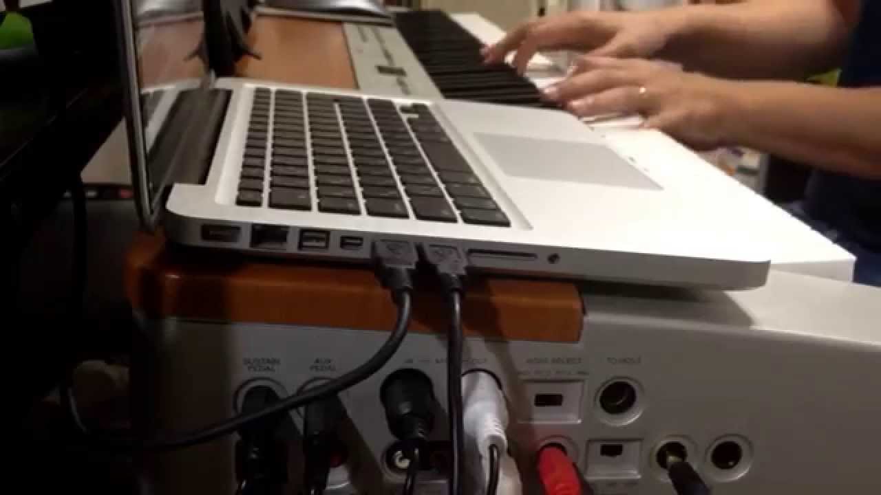 Tutorial MIDI OUT do seu Teclado para o seu Computador