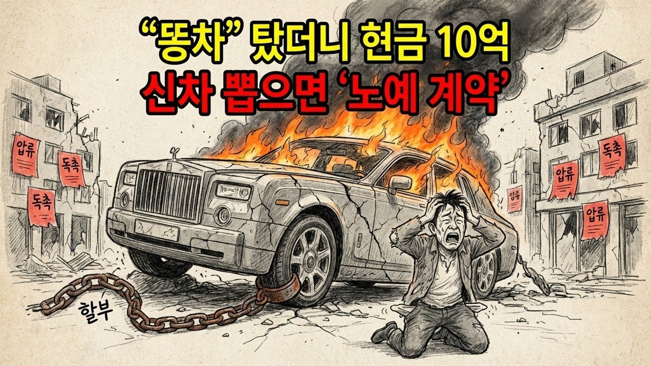 똥차라고 무시하더니 통장에 10억 꽂혔습니다 신차 뽑는 순간, 당신의 인생은 '삭제'  벤츠 타는 거지 vs 아반떼 타는 부자