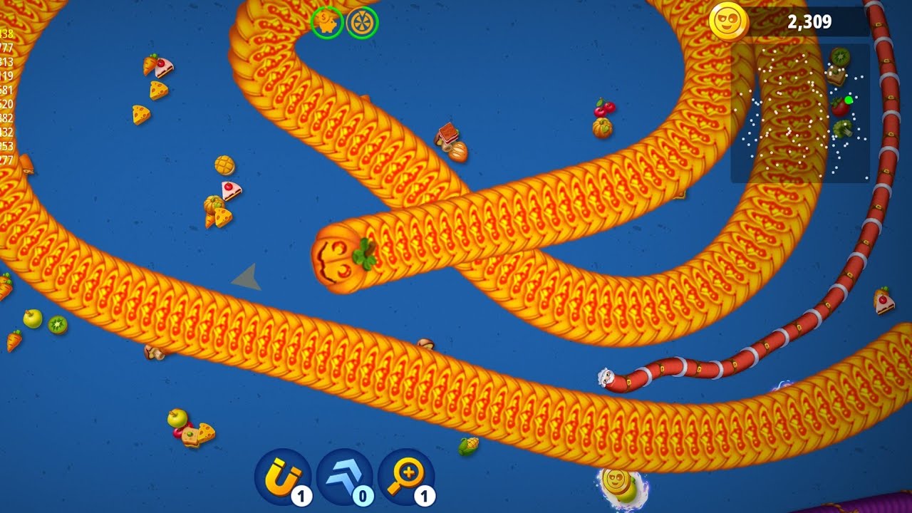 Wormszone.io  live game play 17.02.2026
