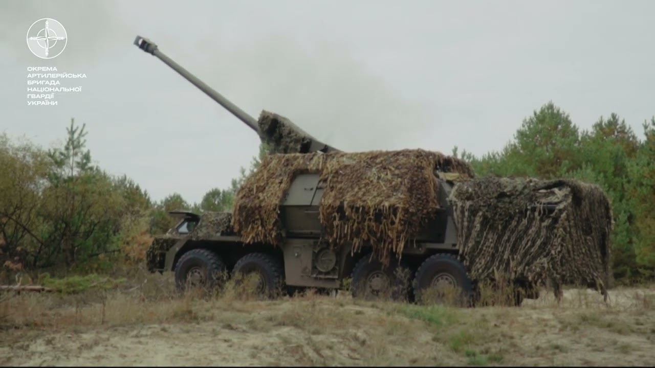 Ukraine - XX.10.2025. A 155mm SpGH Zuzana In Service With Ukrainian National Guard.