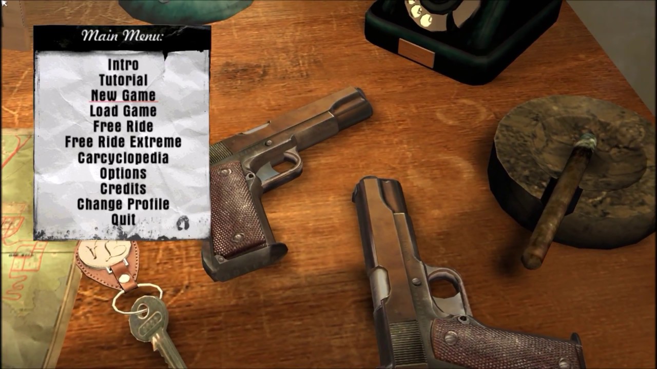 Mafia Main Menu