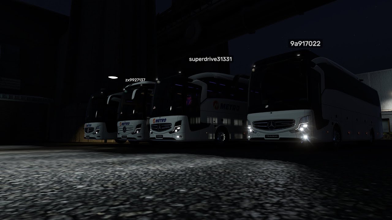 【Euro Truck Simulator 2】又是大夜車【Snowy Moon V2】