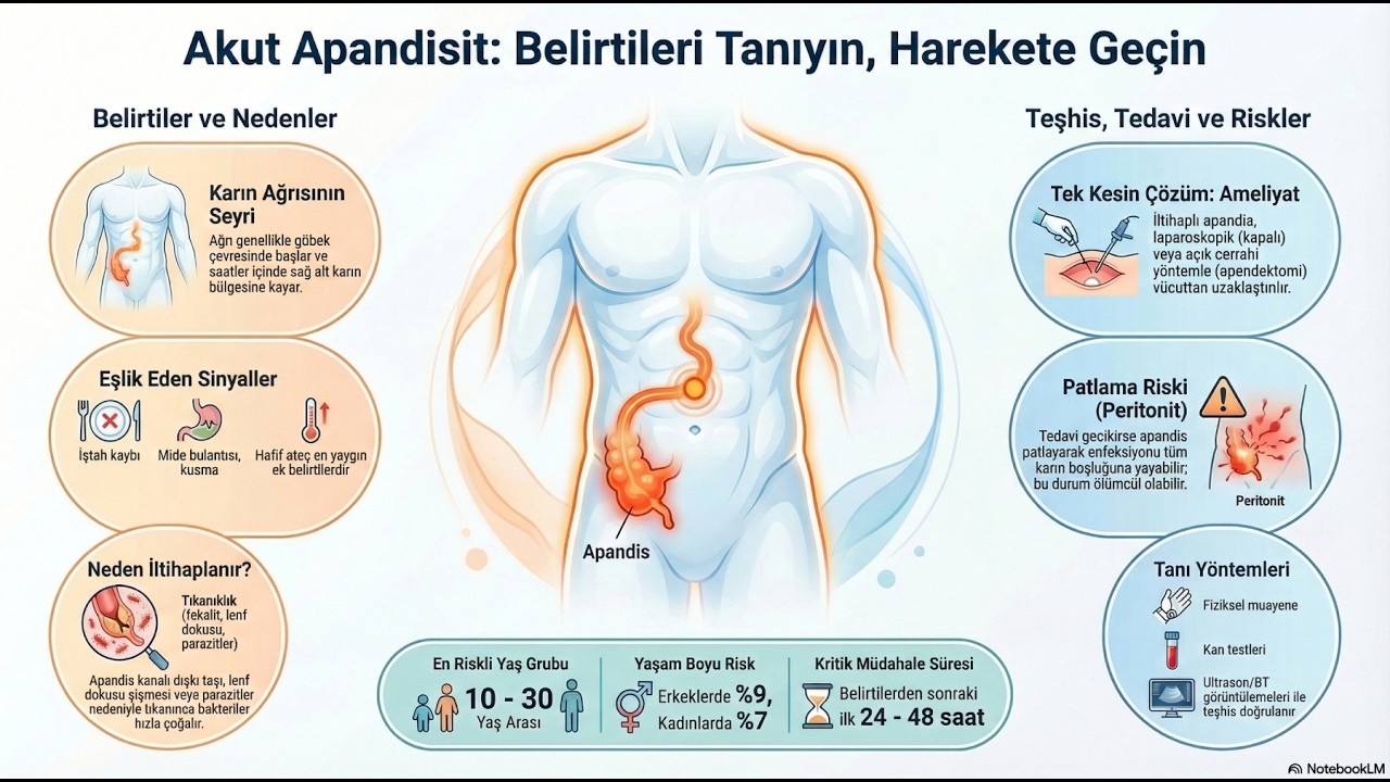 Apandisit Belirtileri Nelerdir? Ne Zaman Tehlikeli Olur?