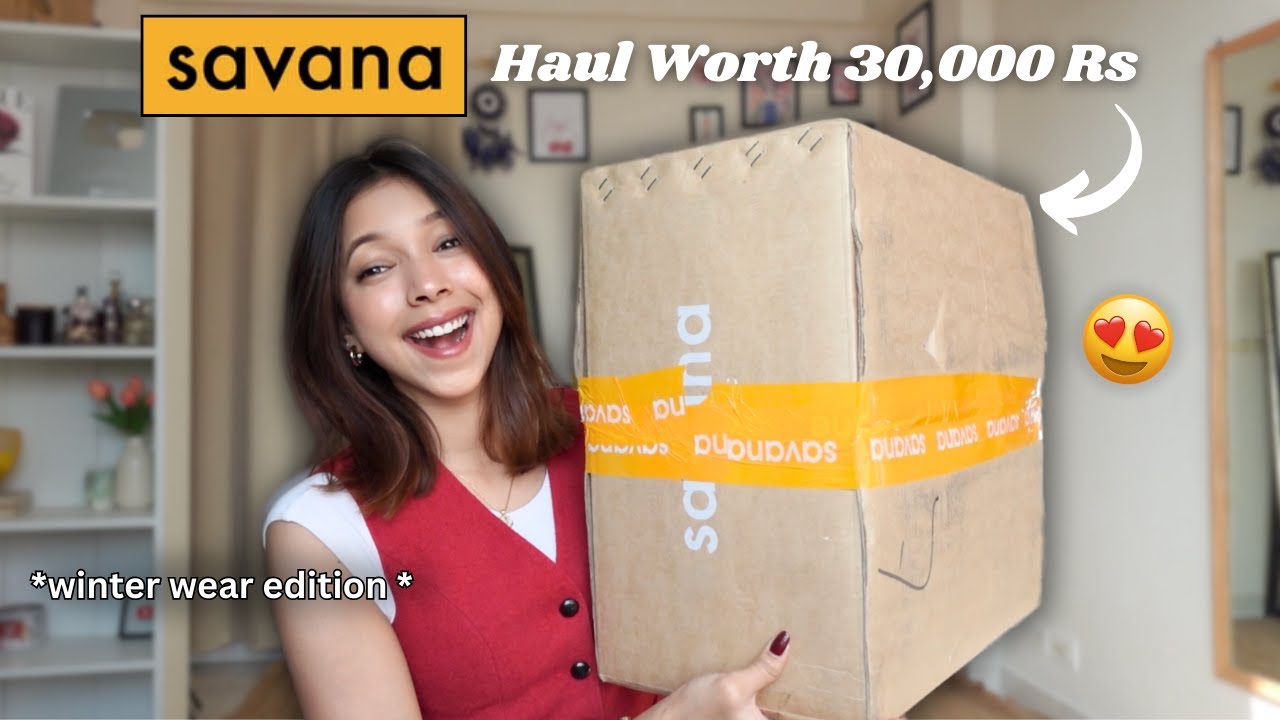 SAVANA Haul worth 30K || *Pinterest Approved* Sweaters , Jackets & More ❤️😍