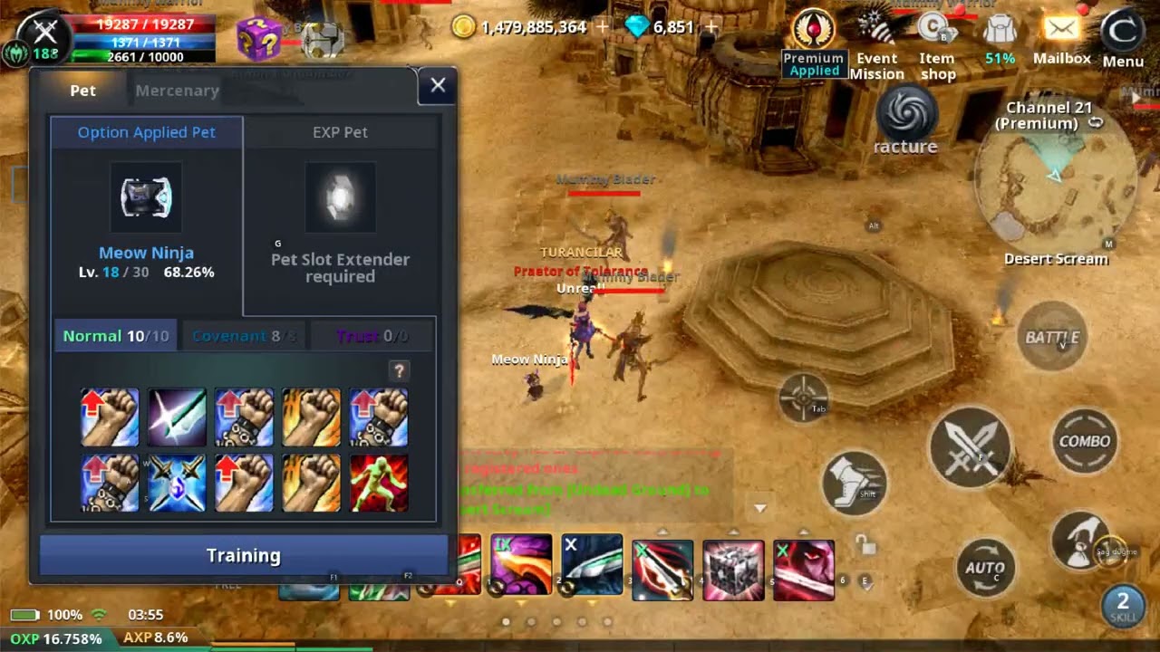 Cabal Mobile (ROA) - 35x Pet Unt.Kit MCR Try