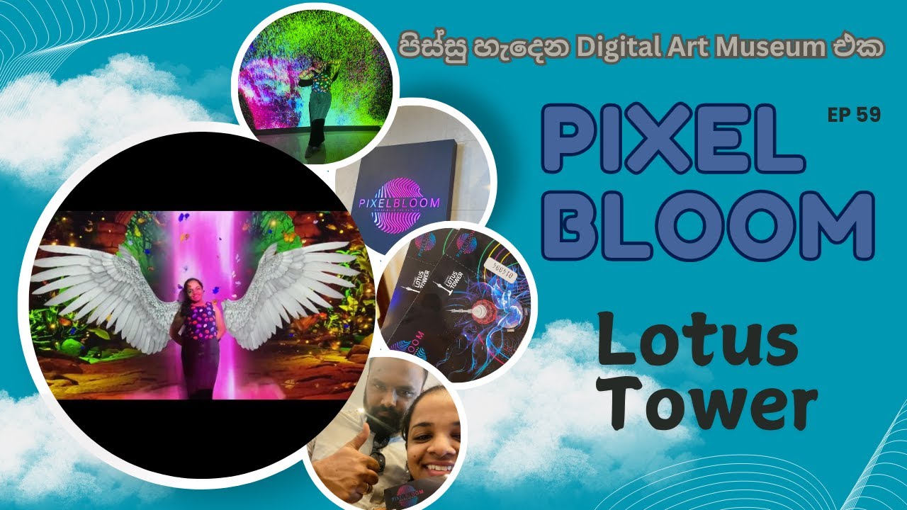 Pixel Bloom | දකුණු ආසියාවේ පළමු Digital Art Museum එක | Colombo Lotus Tower @PixelBloomCLT  | EP 59