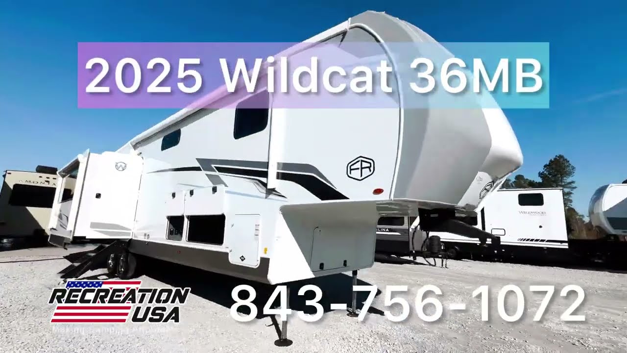 New 2025 Forest River RV Wildcat 36MB Fifth Wheel @recreationusa