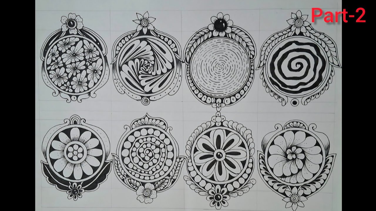 Elegant Circular Zentangle Patterns | Part 2 🌀✨