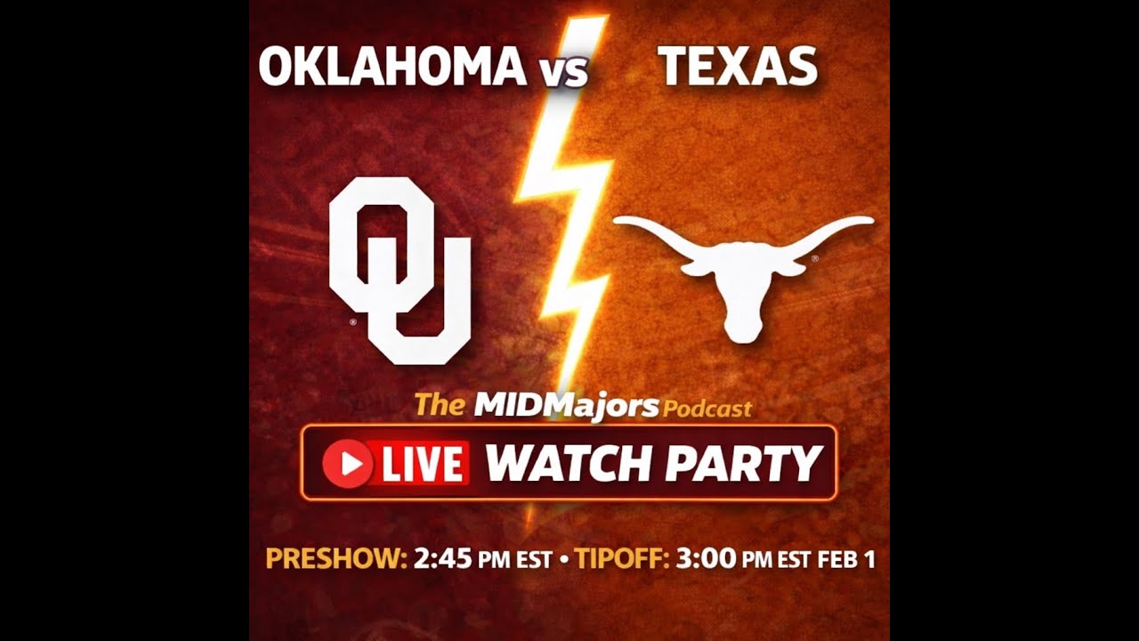 LIVE WATCH PARTY OKLAHOMA AT TEXAS